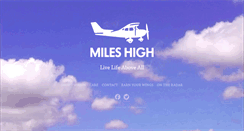 Desktop Screenshot of miles-high.com