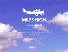 Tablet Screenshot of miles-high.com